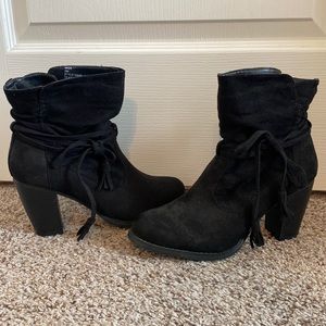 Black booties